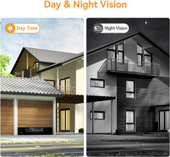 Wireless Doorbell Camera with Chime, Smart Video Doorbell Security Camera with ,Black