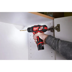 M12 12V Lithium-Ion Cordless Combo Kit (5-Tool) with Two 1.5 Ah Batteries, Charger and Tool Bag